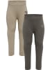Hummel Leggings Hmlmini Kinder in DARK GULL GRAY/VINTAGE KHAKI