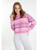IZIA Damen Pullover in Pink Mehrfarbig