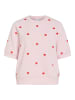 Vila Sweatshirt mit kurzen Ärmeln in Cherry Blossom1