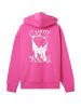 F4NT4STIC Hoodie Smiley Originals Punk Drip Streetwear in hyper pink