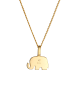 Elli Halskette 585 Gelbgold Elefant in Gold