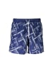 Karl Lagerfeld Blaue Polyester-Badeshorts
