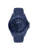 FYNCH-HATTON Uhr The Black Silicone in blau