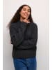 Kaffe Strickpullover KAbess Baggy fit in Black Oyster
