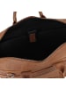 Plevier Urban Aktentasche Leder 39 cm Laptopfach cognac