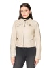 AMBER & JUNE Casual-Jacke mit Stehkragen in beige