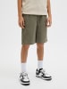 JACK & JONES Junior Loose Fit Shorts in Dusty Olive