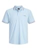 JACK & JONES PLUS Poloshirt in Omphalodes