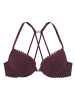 LASCANA Push-up-BH in bordeauxrot