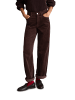 Marc O'Polo DENIM Cordhose Model Tomma wide in Espresso Brown