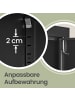 SONGMICS Aktenschrank Berend in Schwarz - (B)80 x (H)180 x (T)40 cm