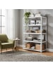 relaxdays Schwerlastregal in Weiß/ Braun - (B)100 x (H)200 x (T)50 cm
