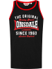 Lonsdale T-Shirt "Andover Singlet Normale Passform" in Schwarz