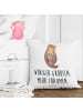 Mr. & Mrs. Panda 40x40 Kissen Otter Muschel mit Spruch in Weiß