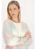 Usha Damen Cardigan in Hellblau Mehrfarbig
