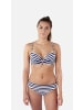 Barts Coaste High Waist Briefs Gestreifte Bikinihose in Navy