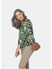 GOLDNER Langarmshirt mit Druck in salbei / gemustert