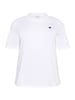 KAFFE curve T-Shirt kurzarm KCart Regular fit in Optical White