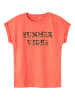 name it T-Shirt in fiery coral