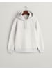 Gant Hoodie in Pale Grey Melange