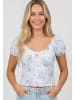 myMo Women Blouse in light blue multicolor