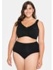 sheego Entlastungs-BH in schwarz + schwarz-bedruckt