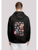 F4NT4STIC Hoodie Marvel Thor und Captain America Lebkuchen in schwarz