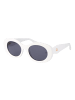 Ana Hickmann Frauen Sonnenbrille Oval Weiß