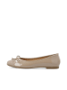 Bianco Ballerinas in NougatPatent