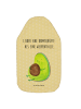 Mr. & Mrs. Panda Wärmflasche Avocado Pfeifen mit Spruch in Gelb Pastell