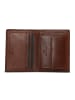 Jost Vardo Geldbörse RFID Schutz Leder 8.5 cm brown