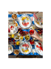 Blond Amsterdam 2tlg. Salatbesteck Set Streifen Sommer in Rot - 25cm