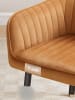 SONGMICS 2er-Set: Esszimmerstuhl in karamellbraun - (B)62.5 x (H)85 x (T)60 cm