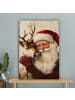 MuchoWow Leinwand Bilder Rotbraun
