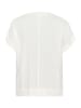 KAFFE curve Kurzarm-Bluse KCmille Loose fit in Chalk