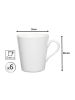 Ritzenhoff & Breker 6er Set Kaffeebecher Vio 300 ml in weiß