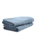 UNCOVER BY SCHIESSER Duschtuch Brooklyn im 2er Set in Hellblau