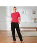 Erwin Müller Sweat Freizeithose, lang in schwarz