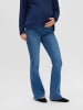 mama licious Umstandsjeans mit Schlag in Medium Blue Denim 1