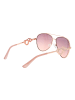 Guess Sonnenbrille Flieger Rose Gold