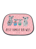 Mr. & Mrs. Panda Sonnenschutz Auto Koala Familie zwei mit Spruch in Rot Pastell