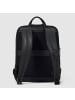 Piquadro Modus Restyling Rucksack Leder 37 cm Laptopfach in nero