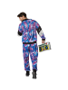 tectake Herrenkostüm  Retro 80er 90er Jahre Disco Jogginganzug  Glamouröser Disco-Look: