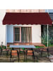 COSTWAY Klemmmarkise 200 cm in Rot