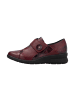 rieker Niedrige Sneakers aus Cristallino-Leder Rot