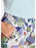 GOLDNER Kurzgröße:  Schlupfhose mit floralem Print in bunt / gemustert