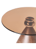 Beliani Beistelltisch CORELLA in Braun - (W) 45 x (H) 45 x (L) 45 cm
