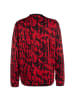 adidas Performance Sweatshirt Manchester United Pre-Match Warm in rot / schwarz