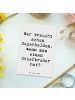 Mr. & Mrs. Panda Postkarte Stiefbruder Held mit Spruch in Weiß