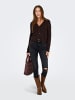 ONLY Strickjacke in Black Coffee